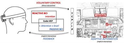 Dual Passive Reactive Brain-Computer Interface: A Novel Approach to Human-Machine Symbiosis